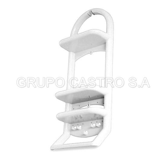 Foto de Organizador baño royal abs Rey blanco OGX060000 68.8AL X 12.2AN X 26.6L CMS