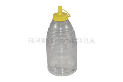 Foto de Frasco cilindrico p/miel 750ml 20X8.5cms 7167195600 Salvaplastic