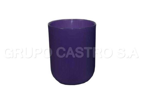 Foto de Vaso Plastico Estriado Peq (14 ONZ ) SALVAPLASTIC 8altx2an cms 8081032100