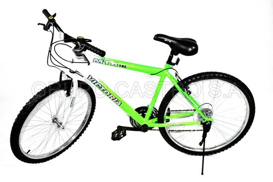 Foto de Bicicleta 26", MTB, 18cambios,alum verde/blanco 26MTB