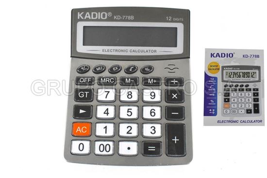 Foto de CALCULADORA KD-778B KADIO 12 DIGITOS WJM116 21X16CMS GRANDE