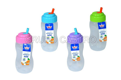 Foto de BEBETODO SORBETE 350ML C/PAJILLA HERMETICO REY  TTV001000 (360)