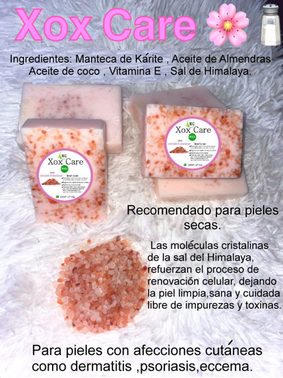 Foto de Jabón100% orgánico de 100 gramos a base de productos y extractos naturales sal de himalaya