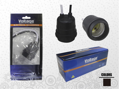 Foto de Socket de caucho blister 208-4-SOB/U23 E40/E27 voltage (250)