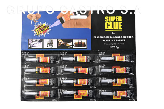 Foto de Super Glue set 12 pcs 3g adhesivo SUPER GLUE GET79-01 (144)