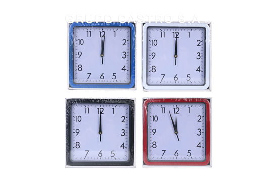 Foto de RELOJ PARED CUADRADO GET75-01 25 CMS (40)