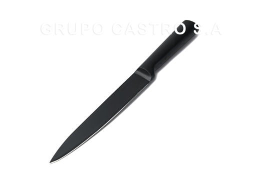 Foto de CUCHILLO 8" x 2.2MM PUÑO ACERO CARBON FILETIADO NC4289819 (100)