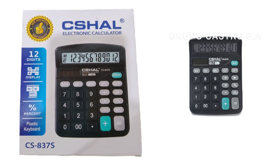 Foto de Calculadora CSHAL CS-837S 12 Dig Mediana GET51-03 12x15 cms (120)