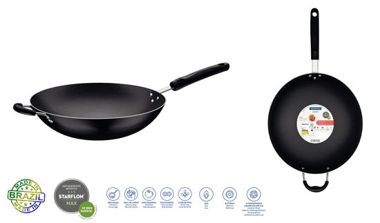 Foto de Sarten Wok 32 cms 4.4 ltrs Tramontina Loreto 20252/032 (6)