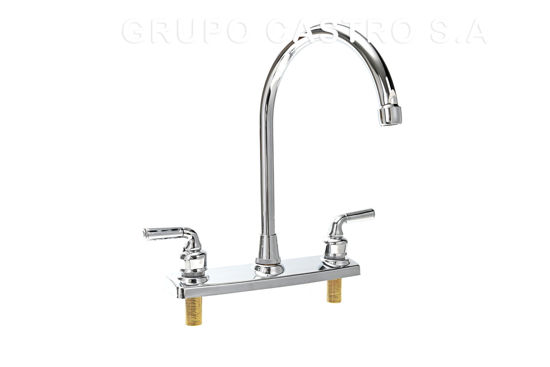 Foto de LLAVE FREGADERO NCD2401 ACERO INOX. 235X170mm (15) 