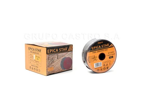 Foto de DISCO FLAP 25 PCS 4.5" 115*22.23mm P60 MADERA EP-10292 EPICA (40)