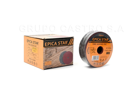 Foto de DISCO FLAP 25 PCS 4.5" 115*22.23mm P120 MADERA EP-10294 EPICA (40)