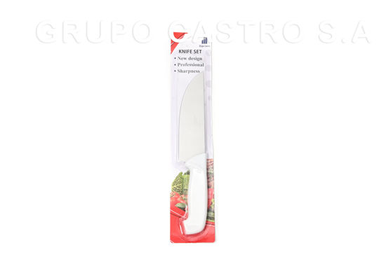 Foto de Cuchillo Cacha Blanca Blister 7" HUIHANG NBE28916 (240)