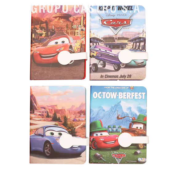 Foto de Cuaderno CARS c/evilla magnet NC72412 /SH-2506 80 Hojas 14,5x21cms 230g (12)(144)  