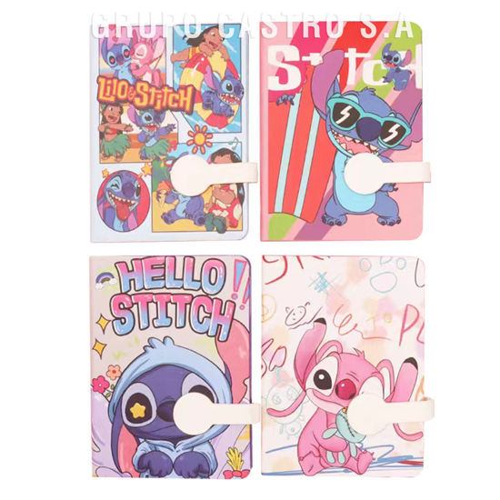 Foto de Cuaderno STITCH c/evilla magnet NC72414/SH-2508 80 Hojas 14,5x21cms 230g (12)(144)