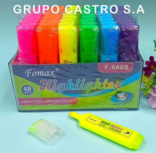 Foto de Resaltador FOMAX 48 pcs Surtido Colores NCB2401 F-6608 (1152)