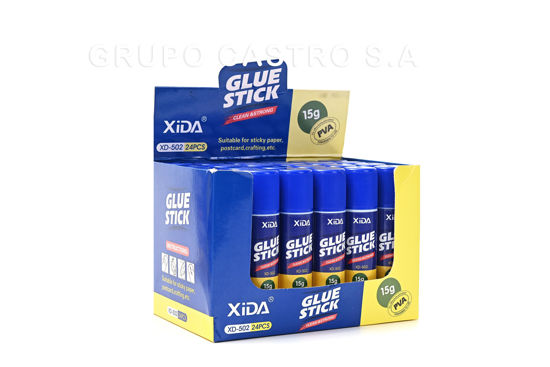 Foto de Pegamento Barra 15 grs Set 24 pcs XIDA XD-502 NCB24012 (864)