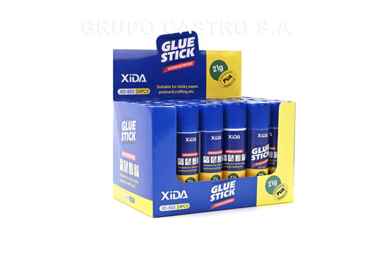 Foto de Pegamento Barra 21 grs Set 24 pcs XIDA XD-503 NCB24013 (576)