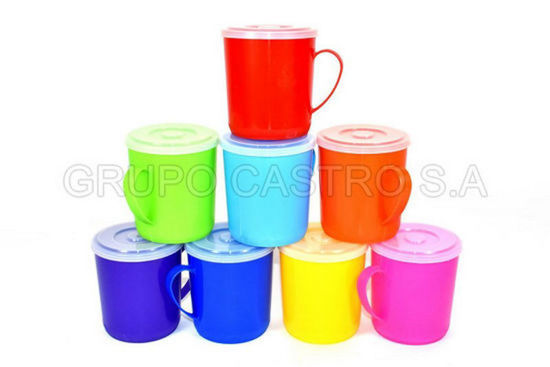 Foto de Taza plastica #2  c/t spartaplast 0458 8.6ancx9.5altcms 14onzas