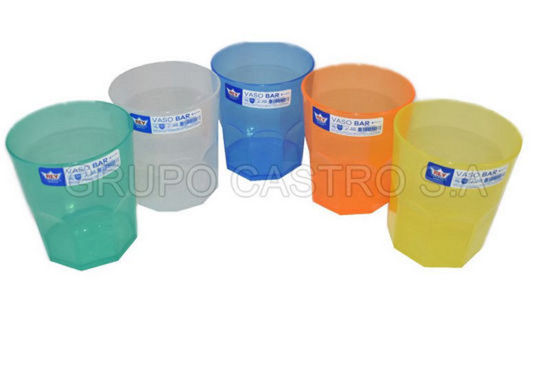 Foto de Vaso Bar Wiskero Plastico REY VSX007000 12 onz 8x9.5cms (600)