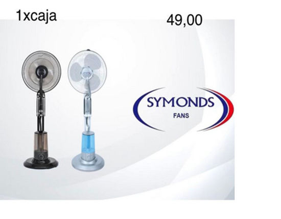 Foto de VENTILADOR PIE 16" AIRE FRIO HUMIFICADOR MLB-FSA SYMONDS FANS 75W/ 3 VEL