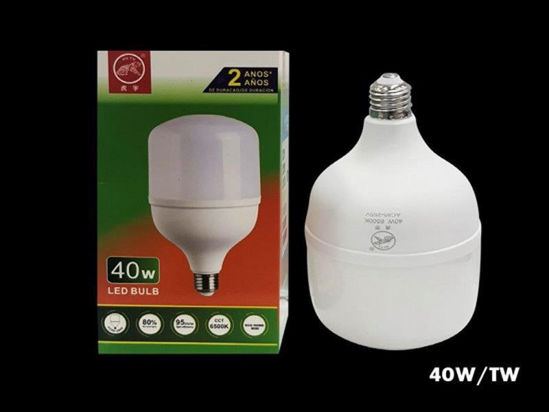 Foto de BOMBILLO LED BULB 40 WATTS 40W/TW (30) HU YU 3800 LM