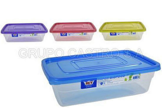 Foto de Recipiente c/tapa TAPER BIOFOOD Rectangular 1.6 ltrs TPX067500 (150)