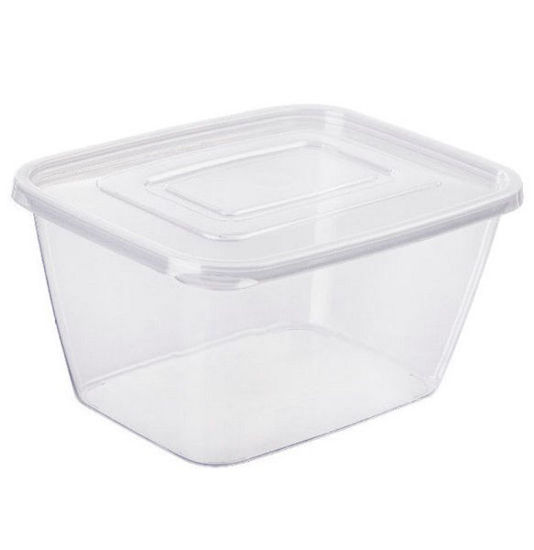 Foto de Recipiente c/tapa TAPER BIOFOOD Rectangular 3.2 ltrs TPX068500 (125)