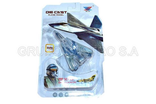 Foto de AVION COMBATE C-TIRO 46-B66920 DIECAST 14X22X3CMS