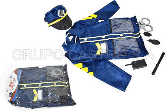 Foto de DISFRAS 46-B72659 POLICIA  C/ACCESORIOS 3X6AÑOS 57X38.5X2CMS