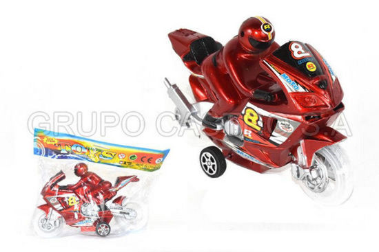 Foto de MOTOCICLETA FRICCION 46-B63988 LUZ Y SONIDO TOYS 23X7X15CMS