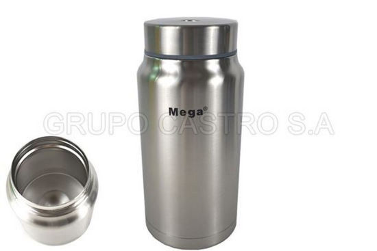 Foto de Termo p/comida 1 ltr Acero Inox c/Boton MEGA SSF100PB (6)