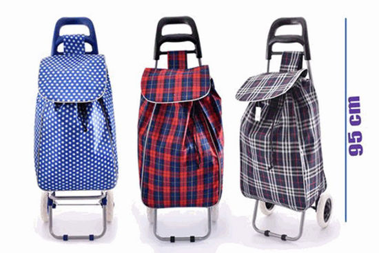 Foto de Bolsa compras 2 ruedas cart-3/cart-11 circulos colores surtidos 90cms