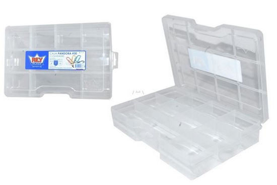 Foto de Caja pandora # 30 (11divis) Rey CJX032000 5.1AL X 17.6AN X 27.3L CMS 1.4LTS