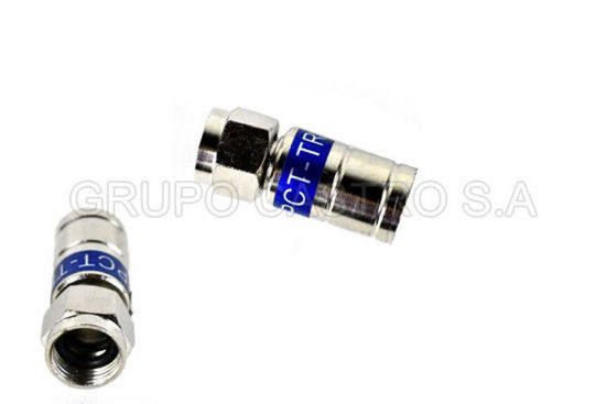 Foto de CONECTOR COAXIAL RG6 AZUL Ref. SH1313