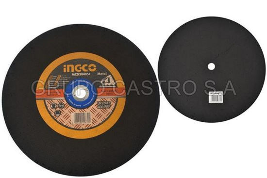 Foto de Disco metal corte fino 16" x1/8" x1" ingco MCD304051(405x3.0x25.4mm) 3800xmin