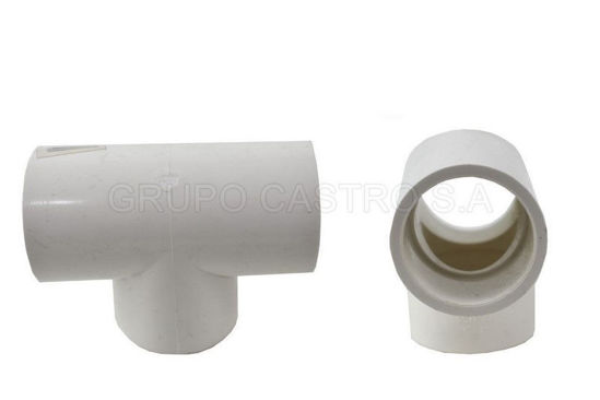 Foto de TEE PVC 1" PH-STC100-SCH40/FA0303 ref.TL025P