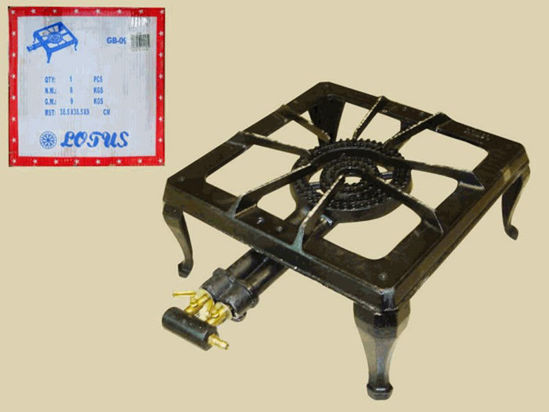 Foto de ESTUFA GAS HIERRO1 QUEM INDUSTRIAL LOTUS GB09 38.5cmslaX38.5cmsanX9alt