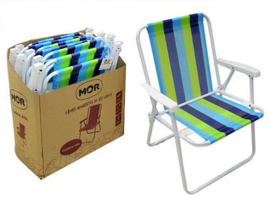 Foto de Silla playera tela 854-002002 (110kg ) 53X54.X72cms MOR S.A.