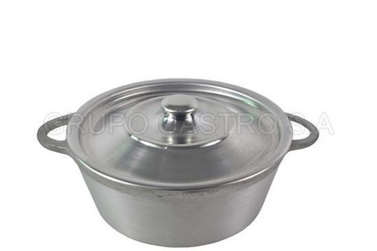 Foto de OLLA #2 BAJA FUNDIDO TAPA ALUMINIO 8x20 cms (1.9LTRS)