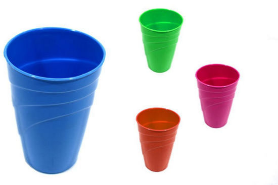 Foto de VASO PLASTICO OLAS STAMPO VASO05 350ML 12ONZ 12X7.5CMS (300)