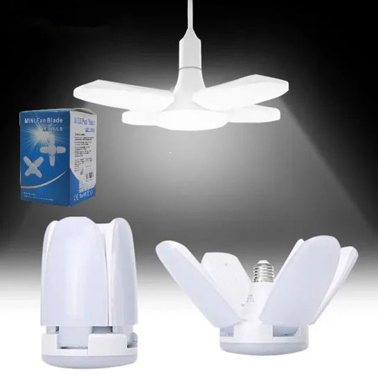 Foto de Bombillo Led 4 Hojas 28 Watts O1J2897  8.5 x19.5 cms (100)