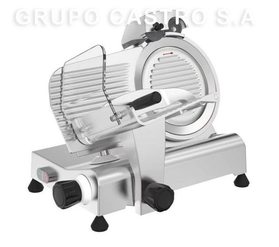 Foto de Rebanadora Carne O433251 Plateada Acero Inox 0-8mm 120W MS220ST 110V 