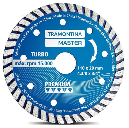 Foto de Disco Diamante 4.3/8"x3.4" 42595/104 Tramontina Master Turbo Premium 15.000rpm (12)