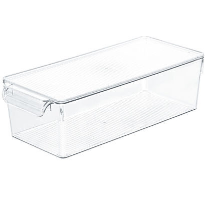 Foto de Recipiente rectangular smart box c/tapa OGX094400 4.7ltrs  37x10.5x16cms policarbonato reyplast