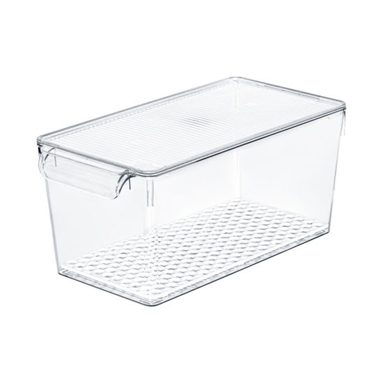 Foto de Recipiente rectangular smart box c/tapa OGX094900 5.5trs  32x14.5x16cms policarbonato reyplast 