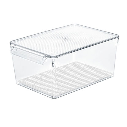 Foto de Recipiente rectangular smart box c/tapa OGX094800 7.4lrs  32x14.5x21cms policarbonato reyplast 