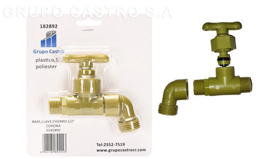 Foto de LLAVE CHORRO PVC 1/2" O182892 CORONA (150)