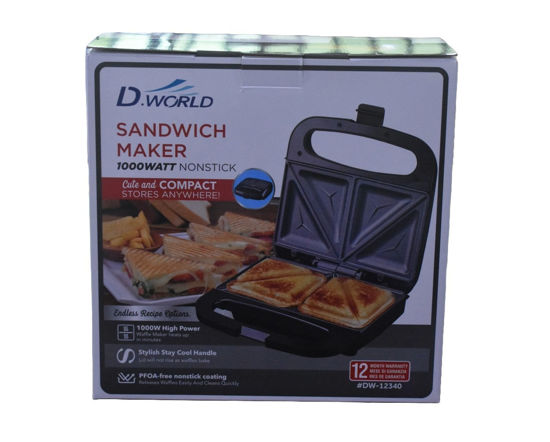 Foto de Sandwichera 2 panes 1000w DW-12340 GET50-14 DWORLD (12)