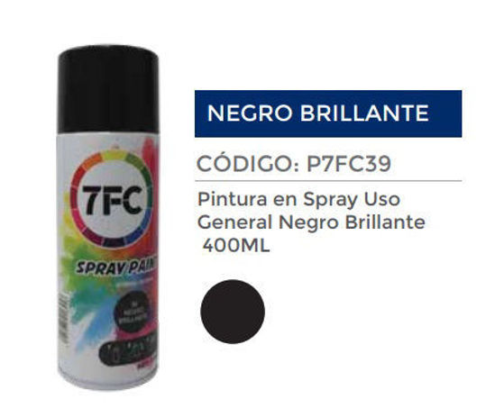 Foto de Spray negro brillante P7FC39